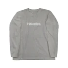 agobartのHelvetica ロングスリーブTシャツ