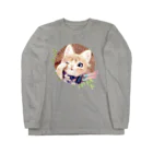 羊毛けだまkanaのいざないの蝶々シリーズ03 Long Sleeve T-Shirt