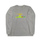  むきむき   地球生活のやまのぼり Long Sleeve T-Shirt