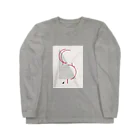 検討中のピンヒールの女の子 Long Sleeve T-Shirt