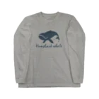 Atelier Pomme verte のHumpback whale22 ロングスリーブTシャツ