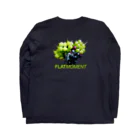 FLATMOMENT97のFLATMOMENT おいしそうな葡萄Tee Long Sleeve T-Shirt :back