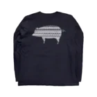 新谷べにのブタ白＋ Long Sleeve T-Shirt :back