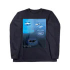 L_arctoaのイルカとクジラの違い ロングスリーブTシャツ