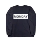 本間タダシのMONDAY ロングスリーブTシャツ