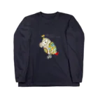 ねこぜや のROBOBO「福ちゃんロボ」 Long Sleeve T-Shirt