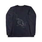 柳の下工房 SUZURI SHOPのだぱーん(白) Long Sleeve T-Shirt