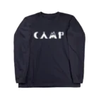 cats-houseのCAMP-WHITE Long Sleeve T-Shirt