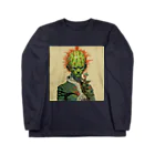 Cyber CactusのCactus - Man 1 ロングスリーブTシャツ