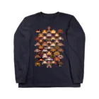 みのじの正面亀 Long Sleeve T-Shirt