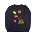 はむえみのSPACE　MENDAKO　透明バージョン ロングスリーブTシャツ