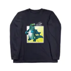 西廻りのサメとシャチのぬいぐるみ（Croc a smile!） Long Sleeve T-Shirt