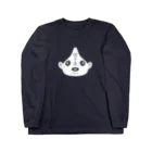 トモカワ ヒロサキ デザインショップの白い団子魚 Long Sleeve T-Shirt