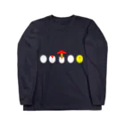 お白湯の脳内のタマゴタケとひよこ Long Sleeve T-Shirt