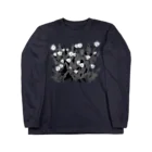 SHOP CMYKのCounting the flowers-D 全2色 Long Sleeve T-Shirt