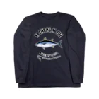 猫と釣り人のKUROMAGURO_EB_2CW Long Sleeve T-Shirt