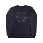 ふとんにおぼれるのコーギーのお尻は浮く Long Sleeve T-Shirt