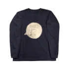 まるくの満月猫 Long Sleeve T-Shirt