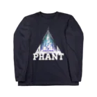 PHANT-ﾌｧﾝﾄ-のお城(RN)白 Long Sleeve T-Shirt