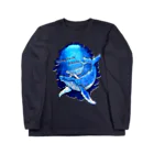 うみいろのHumpback Whale ザトウクジラ Long Sleeve T-Shirt