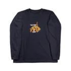 犬とプロレスとのツムジニコタイガー　ブラック Long Sleeve T-Shirt