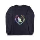 いろはにゃんこ堂の羽ねこさん(虹1) Long Sleeve T-Shirt