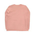shikisai02sの栗鼠と薔薇 ロングスリーブTシャツの裏面