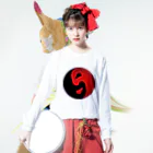 紫園+sion+(麗舞+reybu+)の陰陽和合💞 ロングスリーブTシャツの着用イメージ(表面)