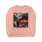 アニマル達の温泉旅館を営むカピパラ Long Sleeve T-Shirt