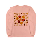 pastelia　shopの秋のアーモンド収穫祭‥Almond harvest festival Long Sleeve T-Shirt