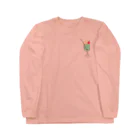 なまず店のクリームソーダ（cream soda） Long Sleeve T-Shirt