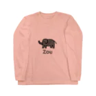 MrKShirtsのZou (ゾウ) 色デザイン Long Sleeve T-Shirt