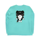 ラスターくんショップのイラストだよ、ラスターくん Long Sleeve T-Shirt :back