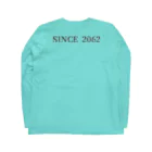 ヘッヘンのお店の【2062】アート Long Sleeve T-Shirt :back