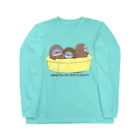 ヤママユ(ヤママユ・ペンギイナ)のタライリムジン(ケープ、マゼラン、フンボルト) Long Sleeve T-Shirt