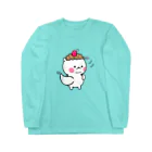 とりーとめんと。(もち三郎)のセクシーポーズもち三郎 Long Sleeve T-Shirt