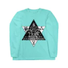 Ａ’ｚｗｏｒｋＳの六芒星ネクロマンサー ブラックアンク Long Sleeve T-Shirt