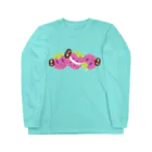 manulifeのかわいいマンゴスチン三人衆 Long Sleeve T-Shirt