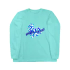 MZグラフィックスのスイートハート　ブルー　青 Long Sleeve T-Shirt