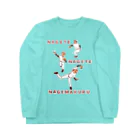 NIKORASU GOの野球デザイン「投げて投げて投げまくる」（Tシャツ・パーカー・ETC）） Long Sleeve T-Shirt