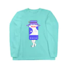 dougaseiseitokoroの足の生えた牛乳瓶 Long Sleeve T-Shirt