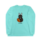 ころちゃんのおうち🐰🏠うさぎグッズのうさぎのGUMMIくん ロングスリーブTシャツ