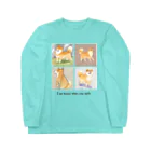 DoodleDenのハナとデイジーとナツとコロ Long Sleeve T-Shirt