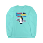 キッズモード某のペンギンサーファー Long Sleeve T-Shirt