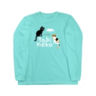 たびねこグッズSHOPのたびねこ- ロゴマーク Long Sleeve T-Shirt
