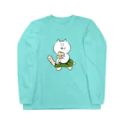 けちゃっぷごはんのお店のメロンパンとねこ Long Sleeve T-Shirt