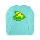 LalaHangeulの猛毒吹矢ガエル Long Sleeve T-Shirt