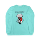 nanometerのnanometer『おめかしねこ』ロングTシャツ Long Sleeve T-Shirt