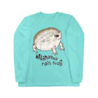 LalaHangeulのNamaqua rain frog(なまかふくらがえる) 英語バージョン Long Sleeve T-Shirt