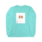 mmm.oe /モエモエモエ雑貨店の🍉と🧸🧸 Long Sleeve T-Shirt